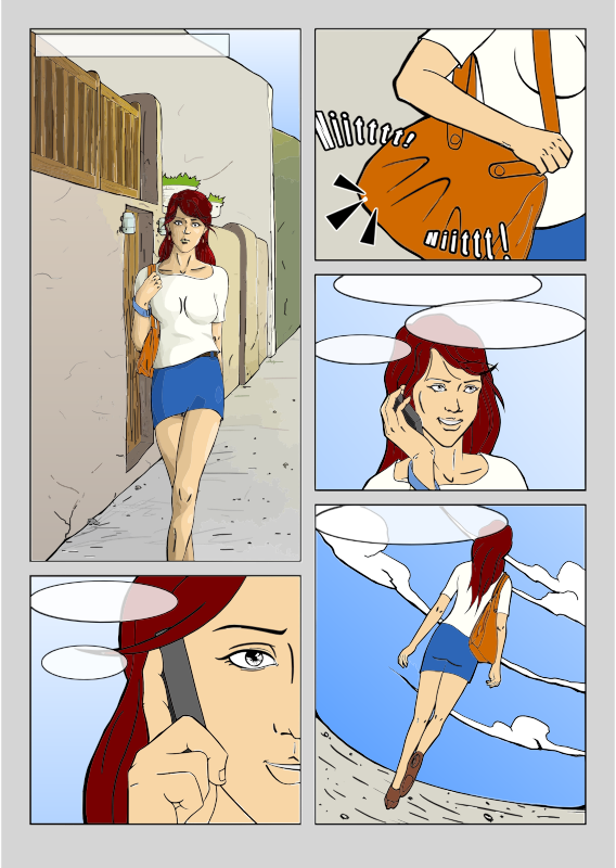 Woman Comic Strip