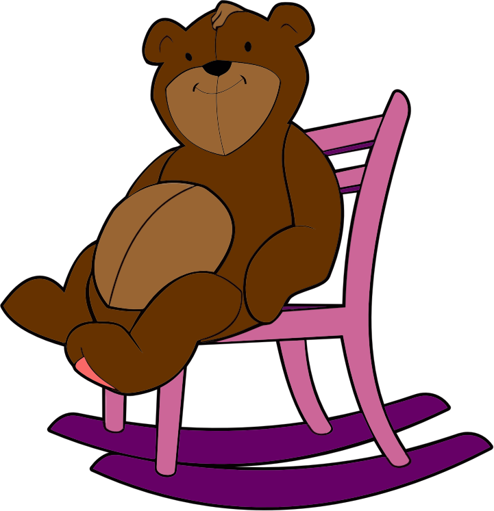 Coloring get well soon teddy bear card - Openclipart