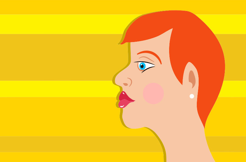 Red Head Woman Profile