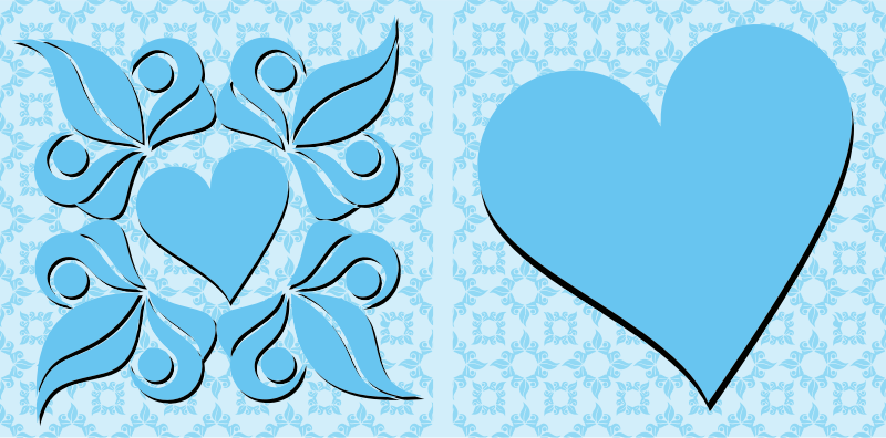 fancy heart designs