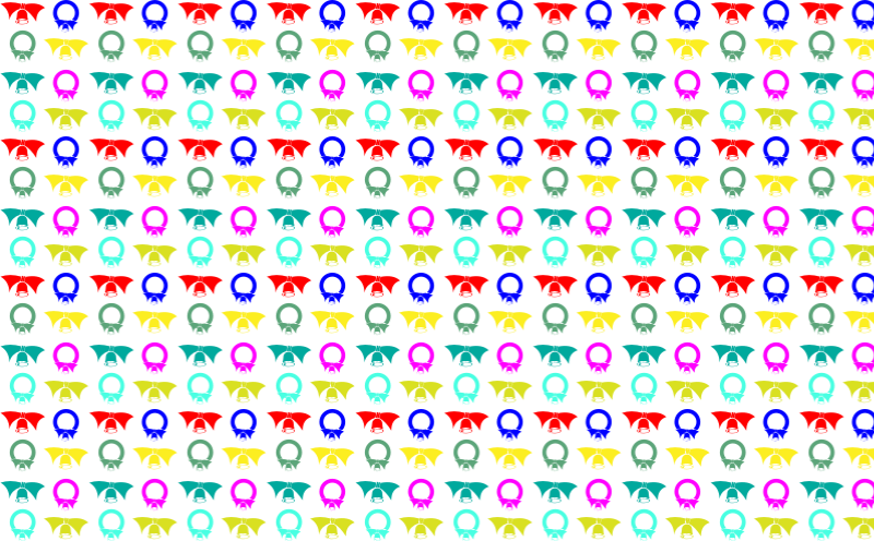 Colorful Bells Seamless Pattern