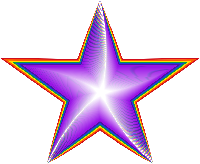 Spiritual Rainbow Star