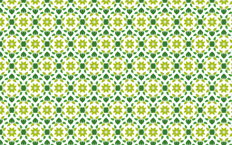 Leafy Design Seamless Pattern 3