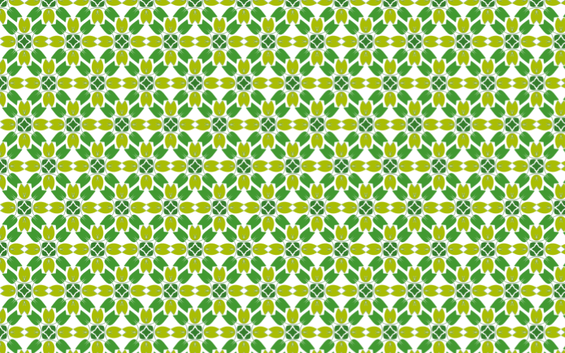 Leafy Design Seamless Pattern 5