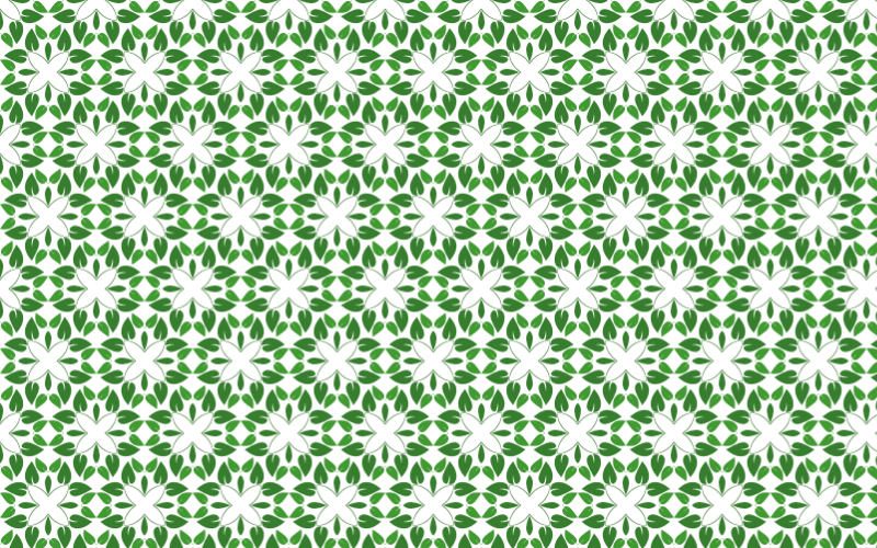 Leafy Design Seamless Pattern 6