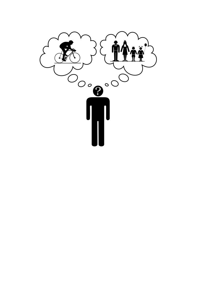 Cycling versus family
