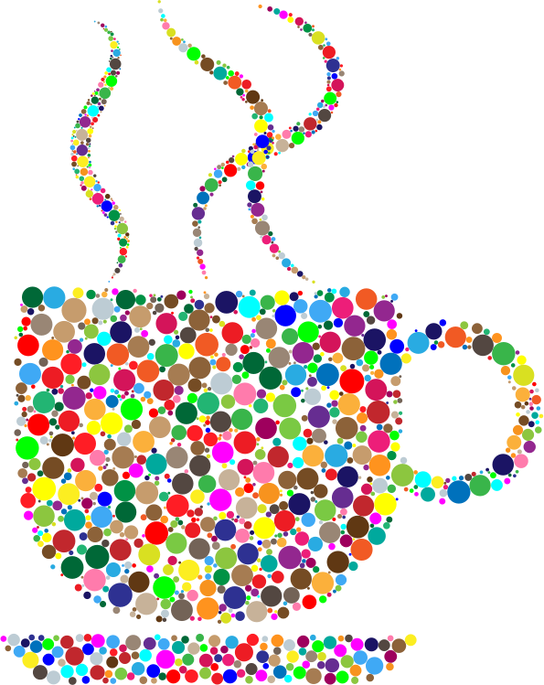 Colorful Coffee Circles