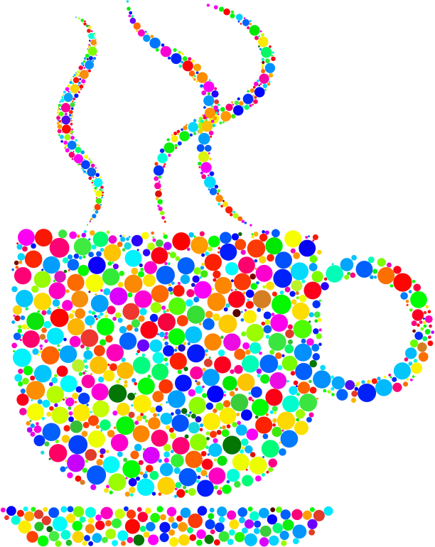 Colorful Coffee Circles 2