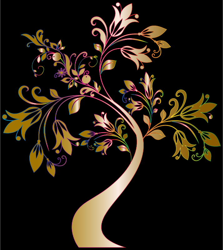 Colorful Floral Tree 7