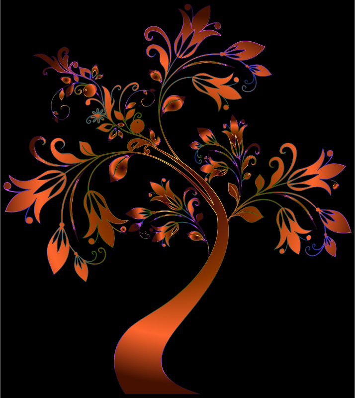 Colorful Floral Tree 10