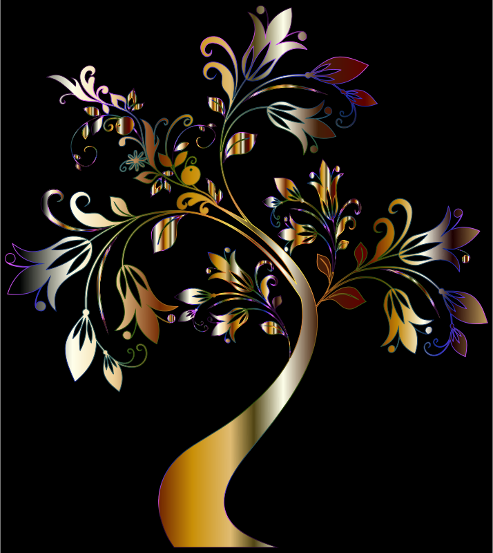 Colorful Floral Tree 11