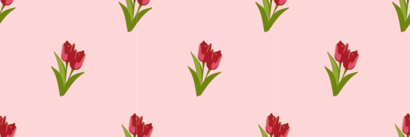 Tulip-seamless pattern