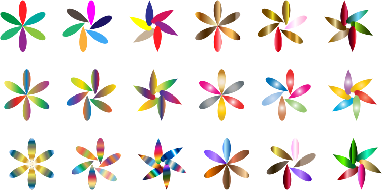 Simple Colorful Flowers