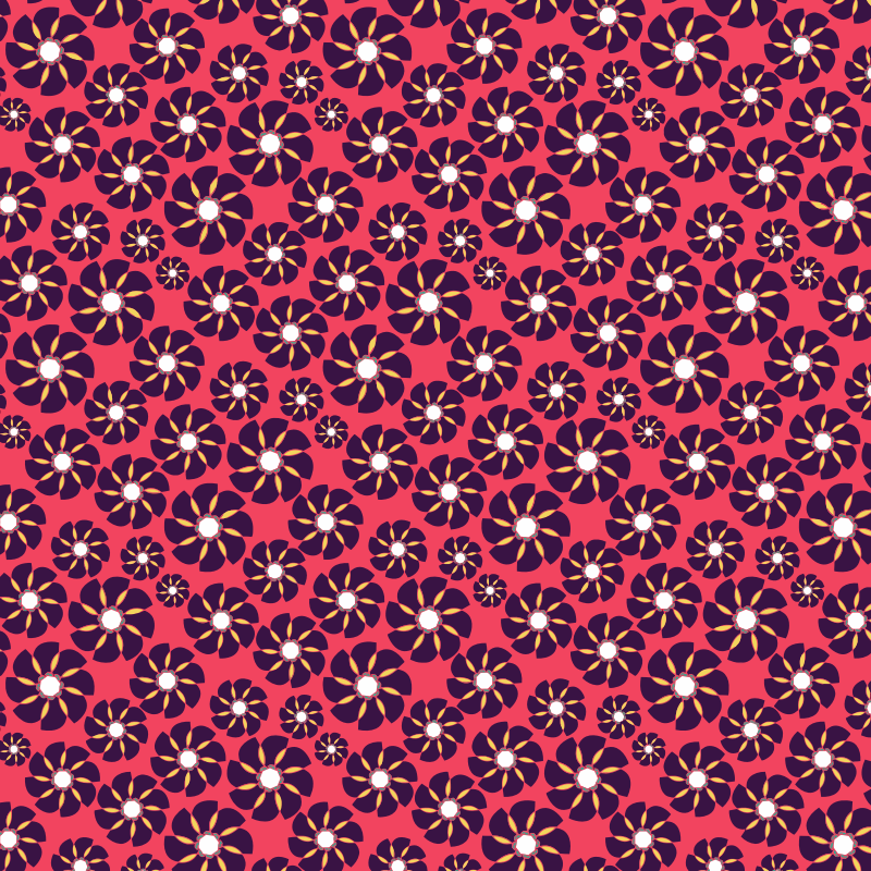 Seamless Floral Pattern Tile