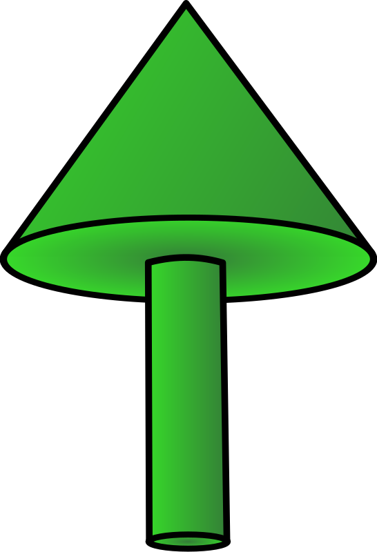 3d arrow up