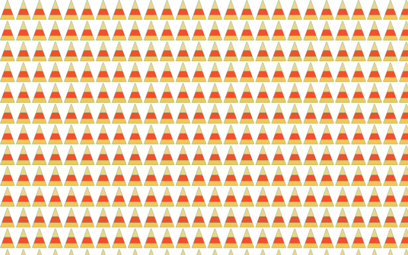 Candy Corn Seamless Pattern 2