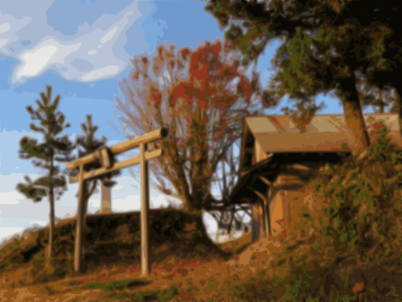 Torii and shrine 02