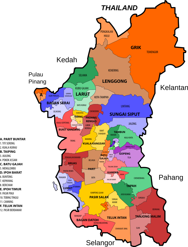 Perak State Legislative Assembly Constituencies