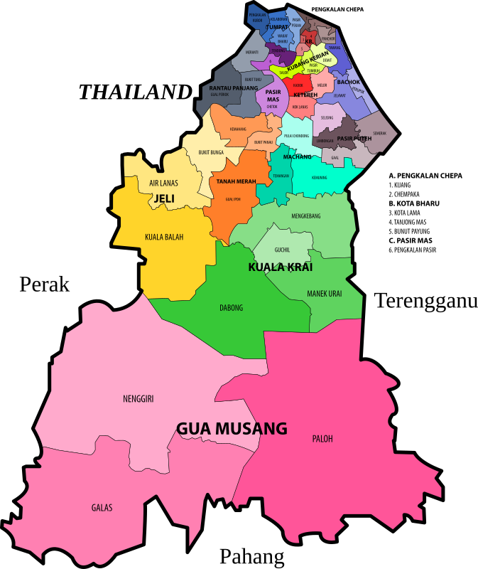 Kelantan State Legislative Assembly Constituencies