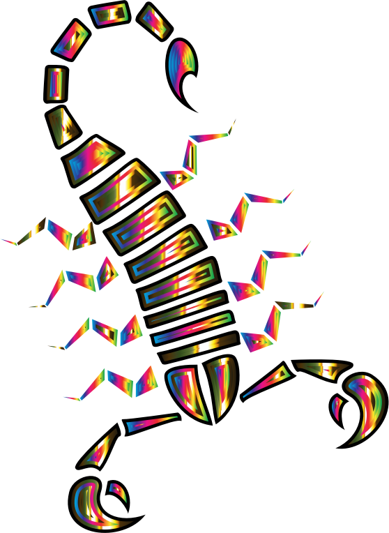 Colorful Abstract Tribal Scorpion 7