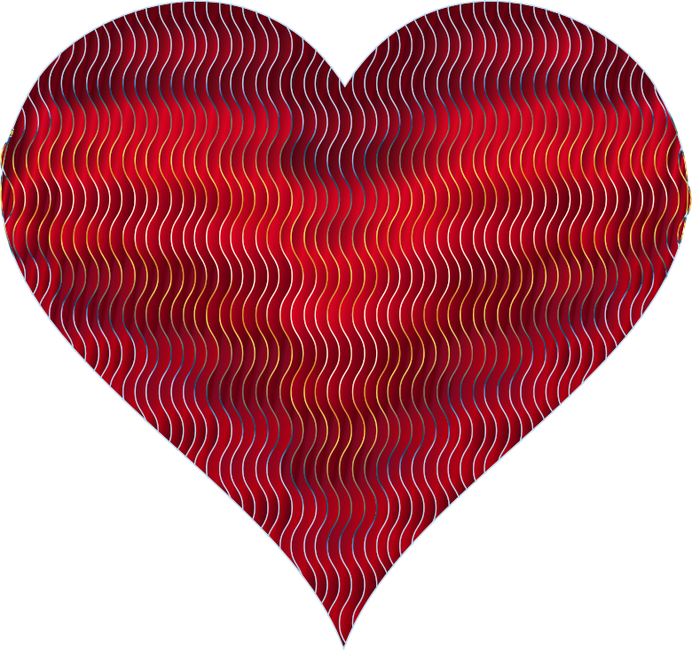 Colorful Wavy Heart 9
