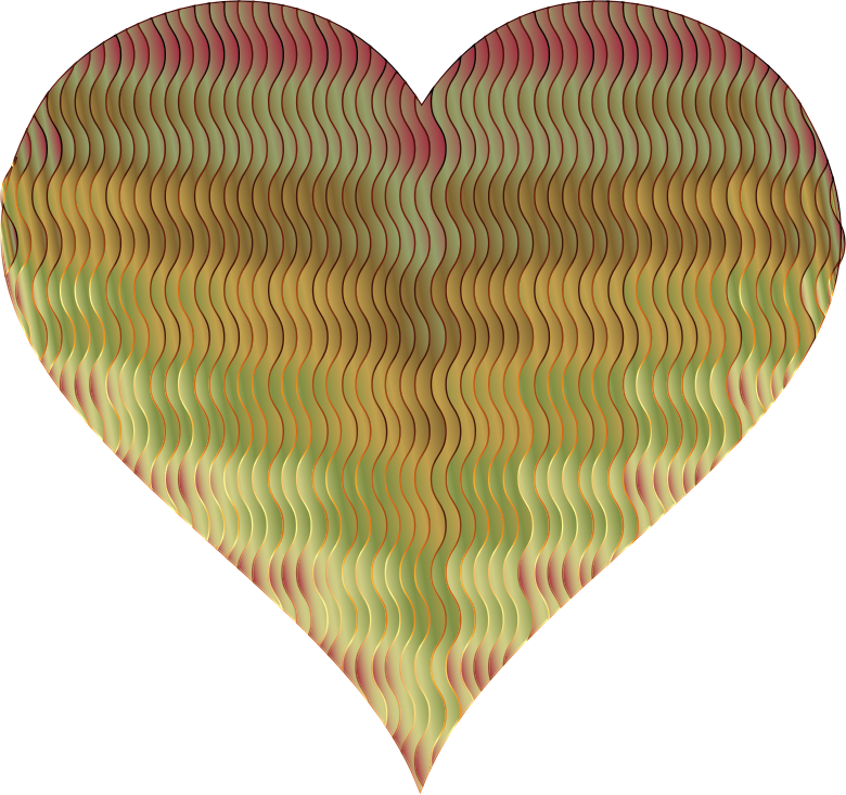 Colorful Wavy Heart 11