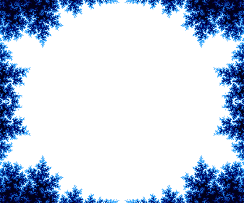 Mandelbrot fractal frame