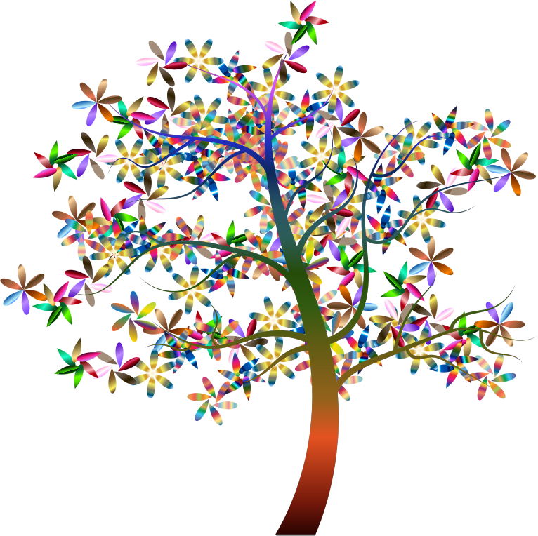 Colorful Floral Tree 2