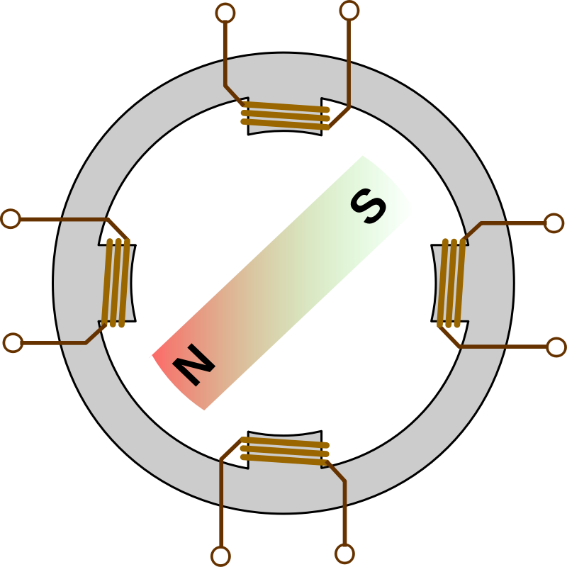 Schrittmotor (Schema) - Openclipart