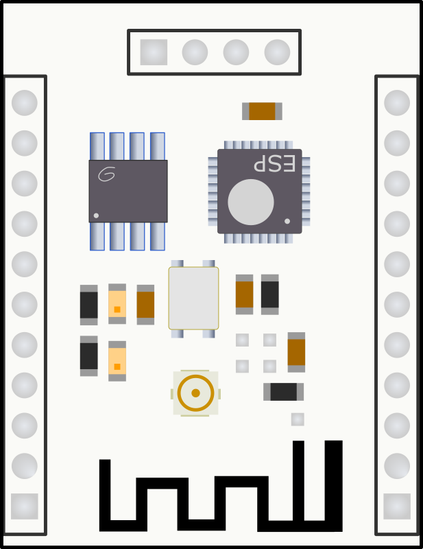 ESP201-like WiFi Module