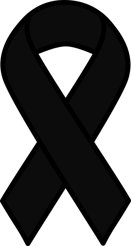 Black Melanoma Ribbon