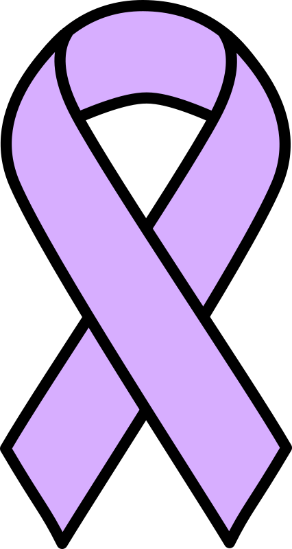 Periwinkle ribbon: Stomach & Esophageal Cancer