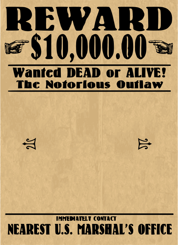 Wanted Poster - Blank