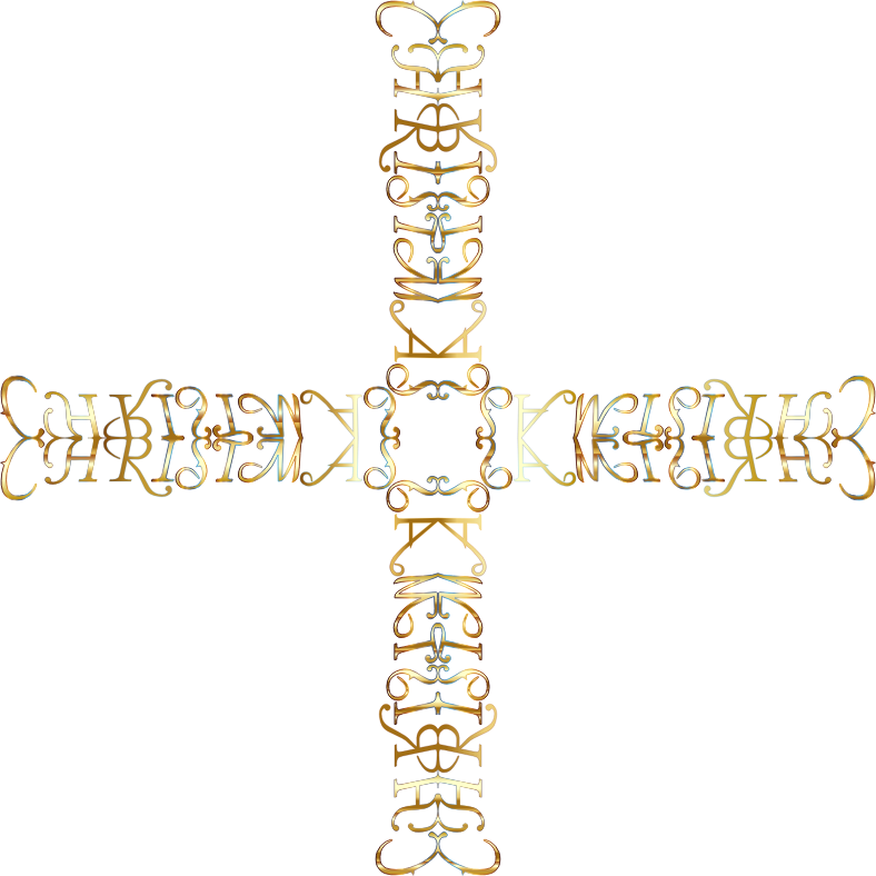 Christmas Cross No Background