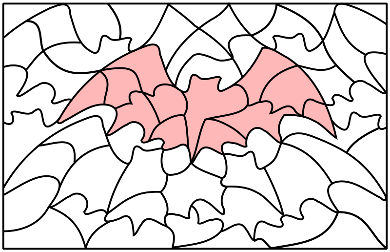 puzzle picture bat