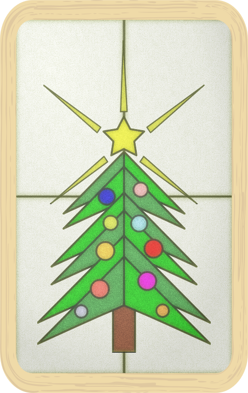 Stained Glass Christmas Tree