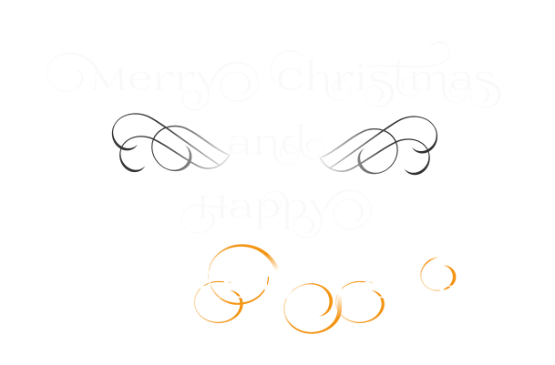 Merry Christmas and a Happy New Year - Openclipart