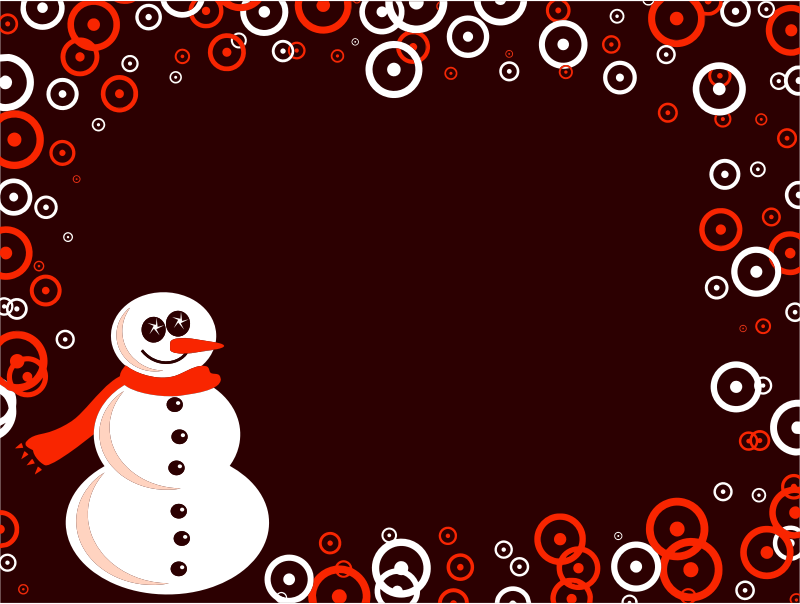 Snowman Background