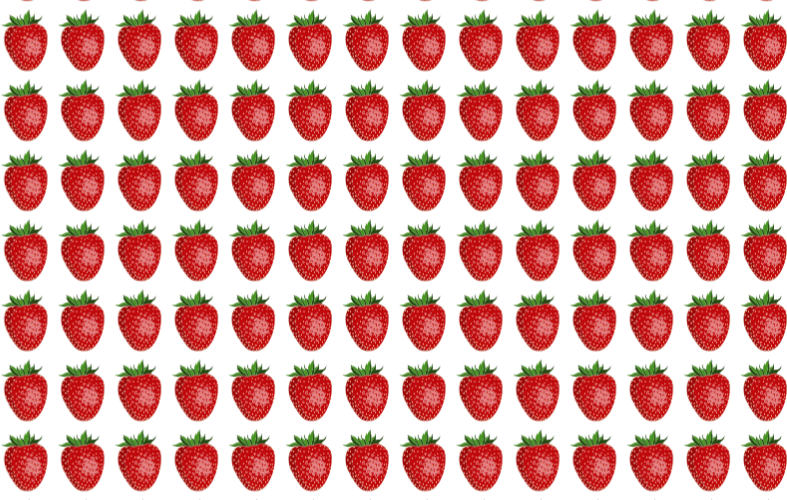 Seamless Shiny Strawberry Pattern