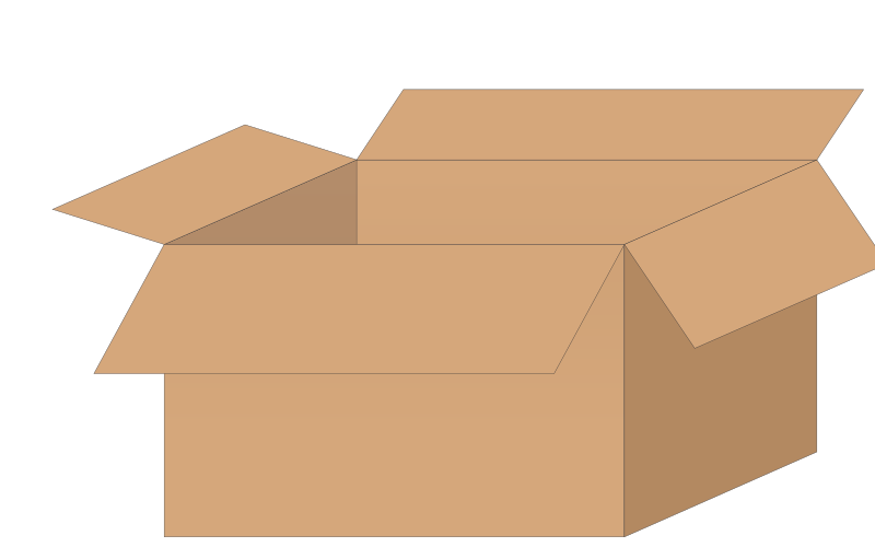 Open Cardboard Box