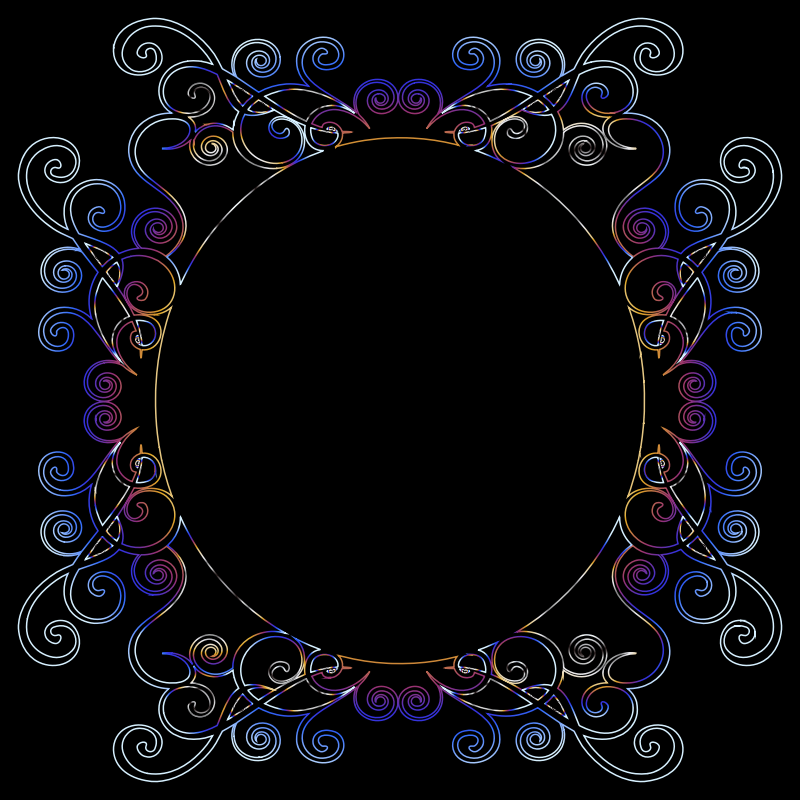 Prismatic Flourish Frame 8