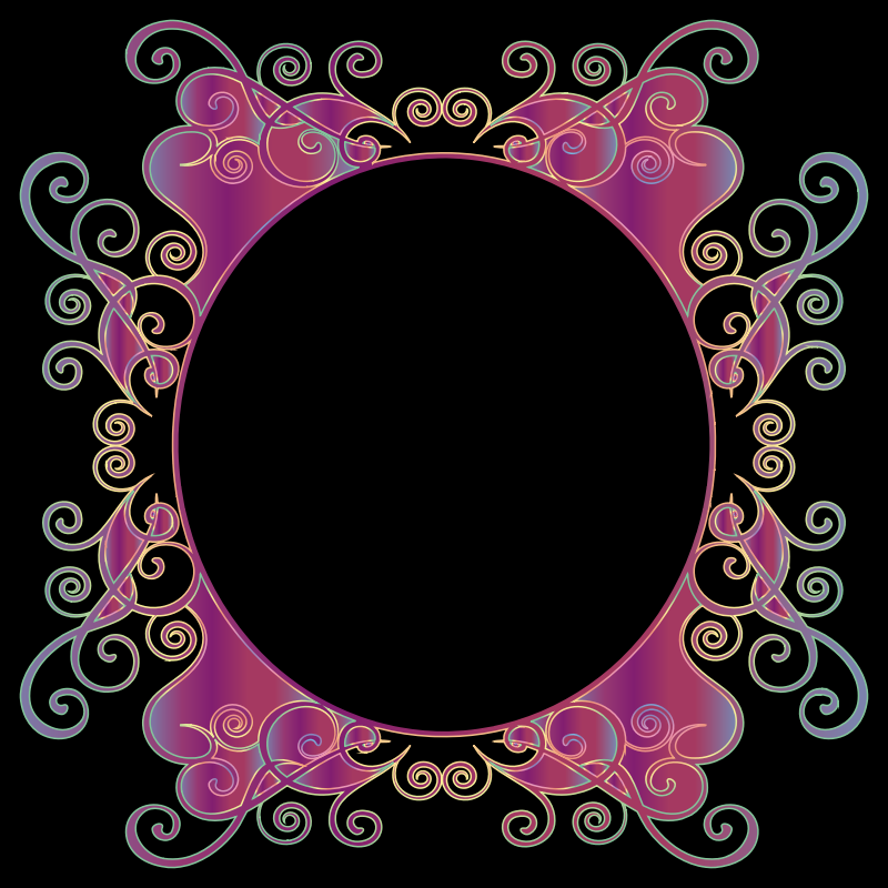 Prismatic Flourish Frame 10