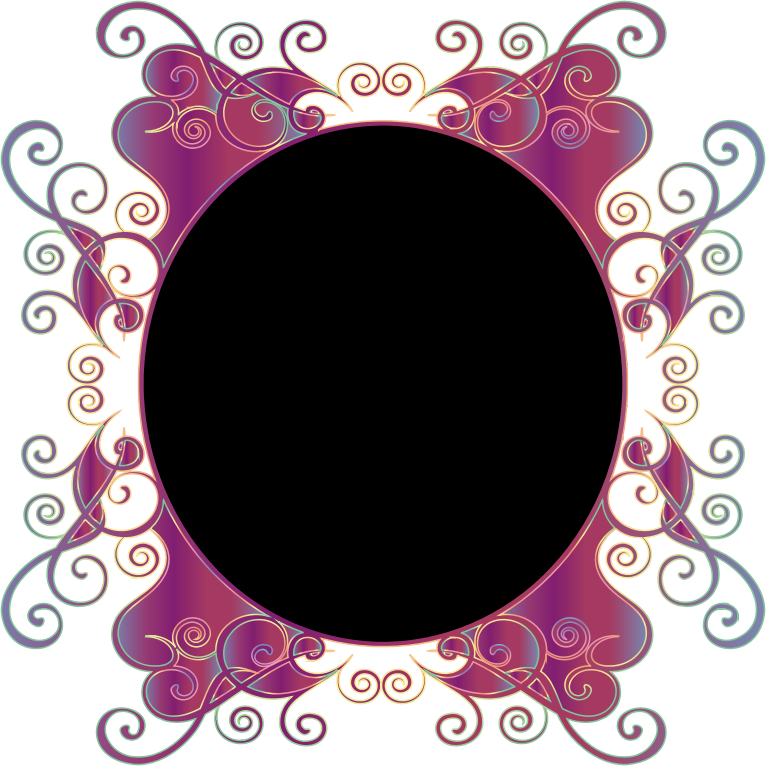 Prismatic Flourish Frame 10 No Background