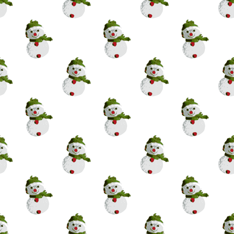 Snowman-seamless pattern