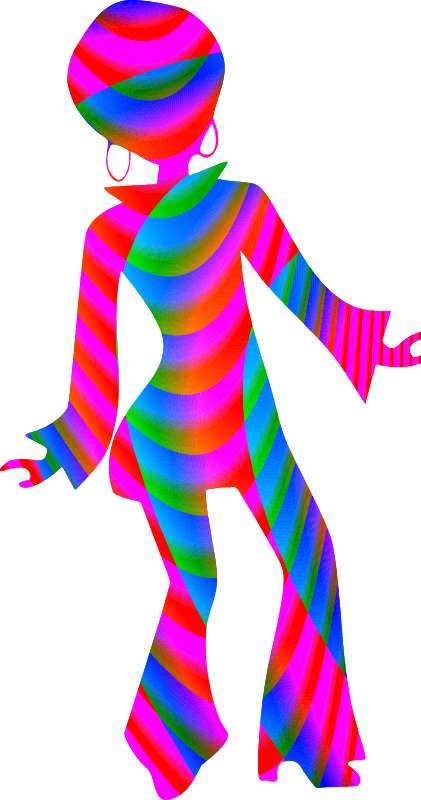 Colourful disco dancer 2