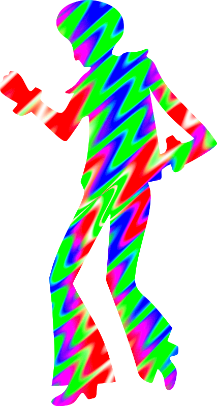 Colourful disco dancer 5