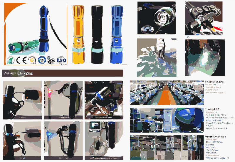 Latest High quality Metal Aluminum Material Led Flashlight