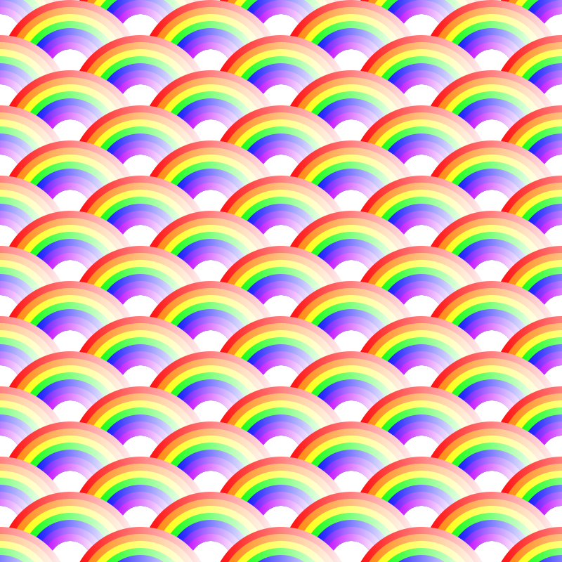 Rainbow pattern 2