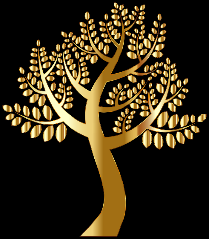 Simple Gold Tree