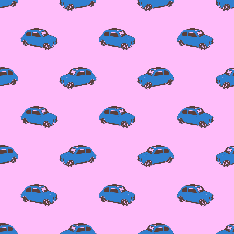 Fiat blue-seamless pattern